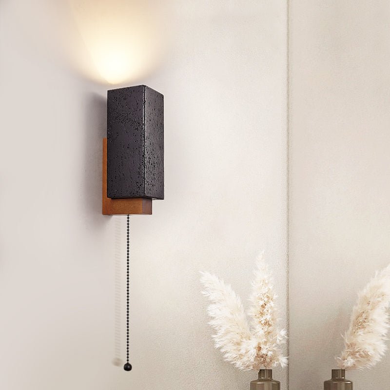 obsidian-glow-wall-light-anzaz-Walnut Color & Black&nbsp;Travertine-2