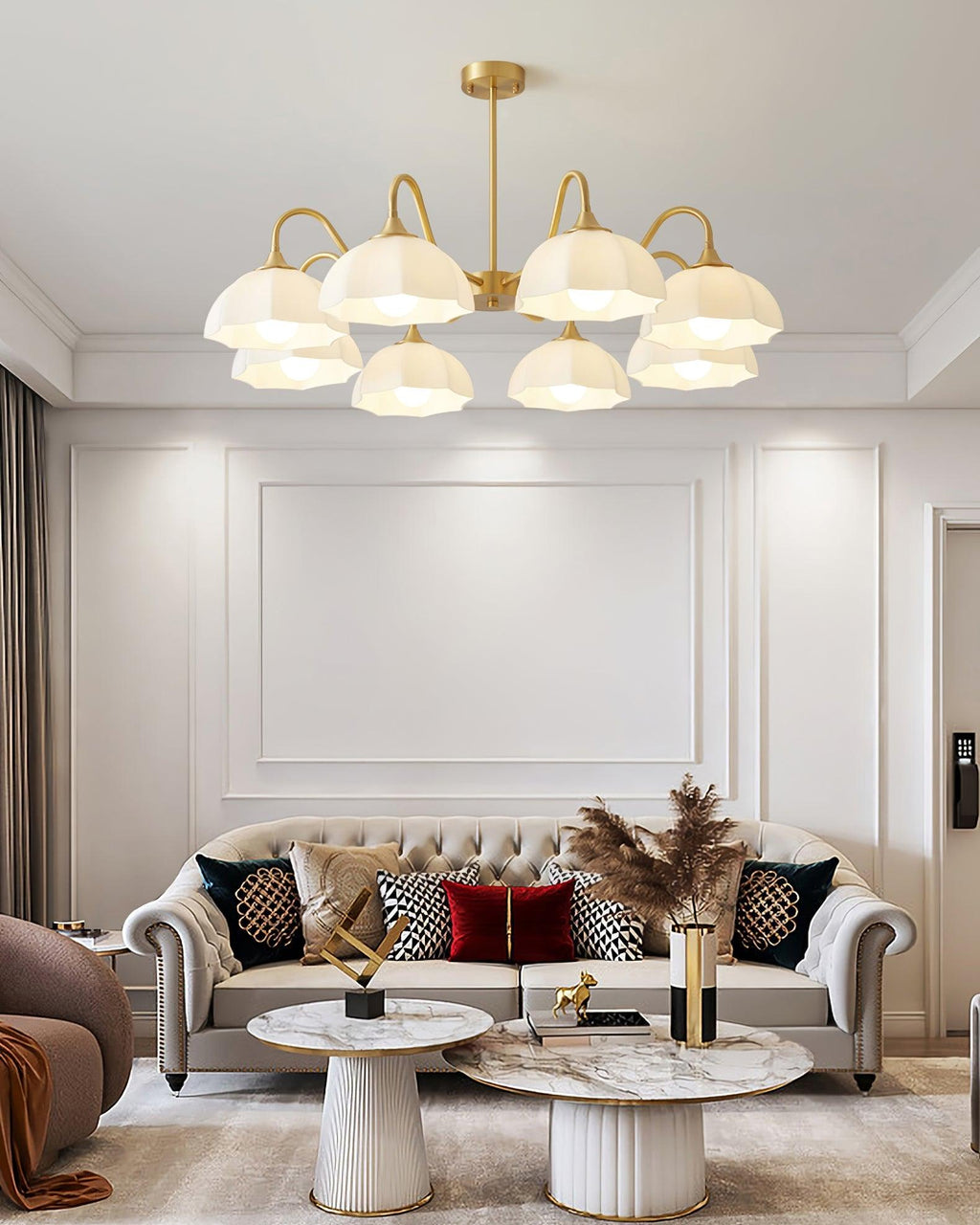 octagonal-glass-bowl-chandelier-anzaz--8