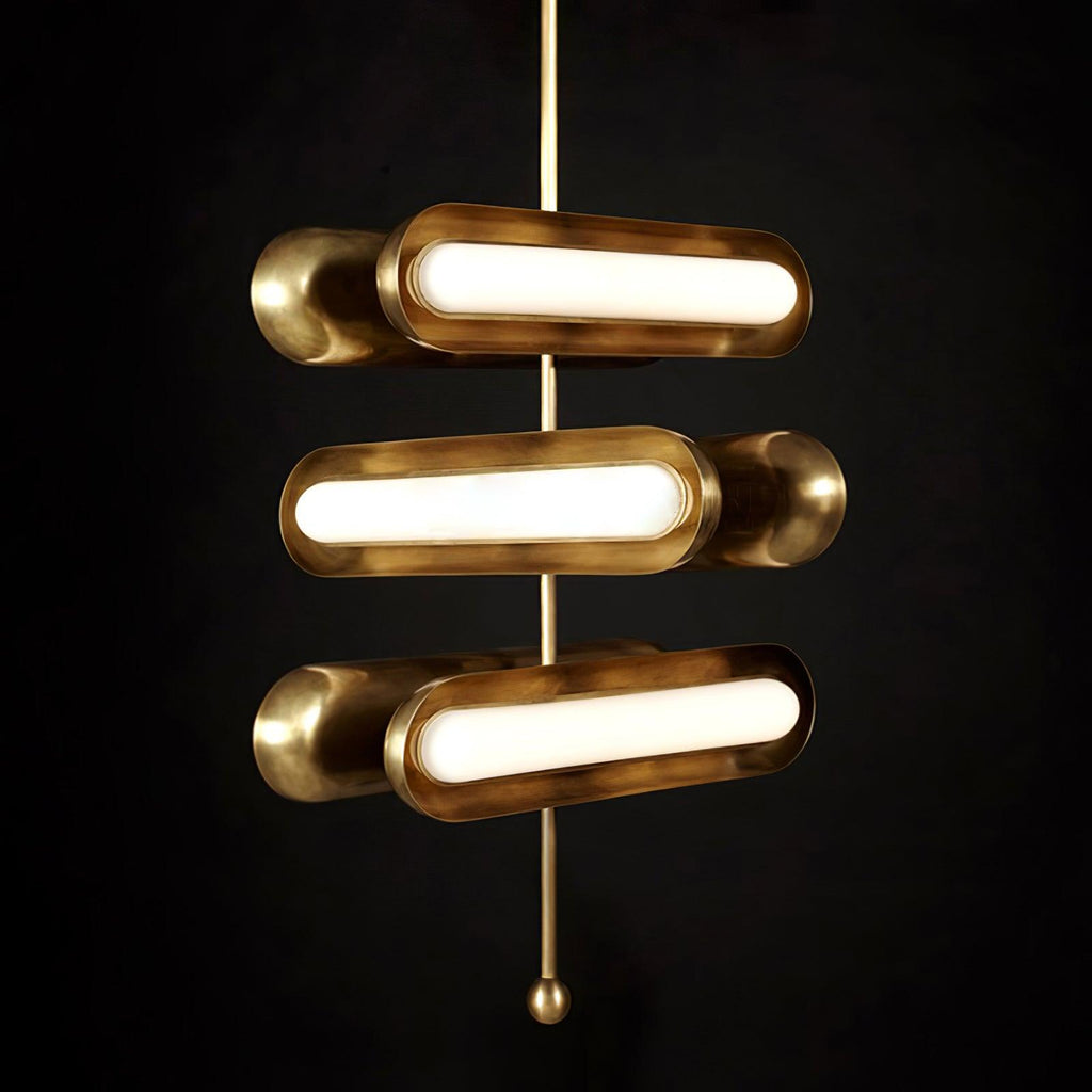 capsule-chandelier-anzaz-Black & Frosted White-9