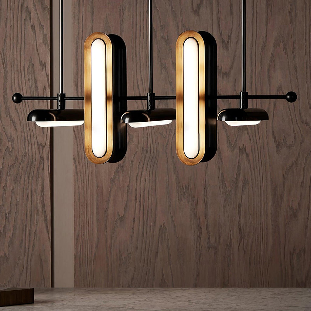 capsule-chandelier-anzaz-Black & Frosted White-10