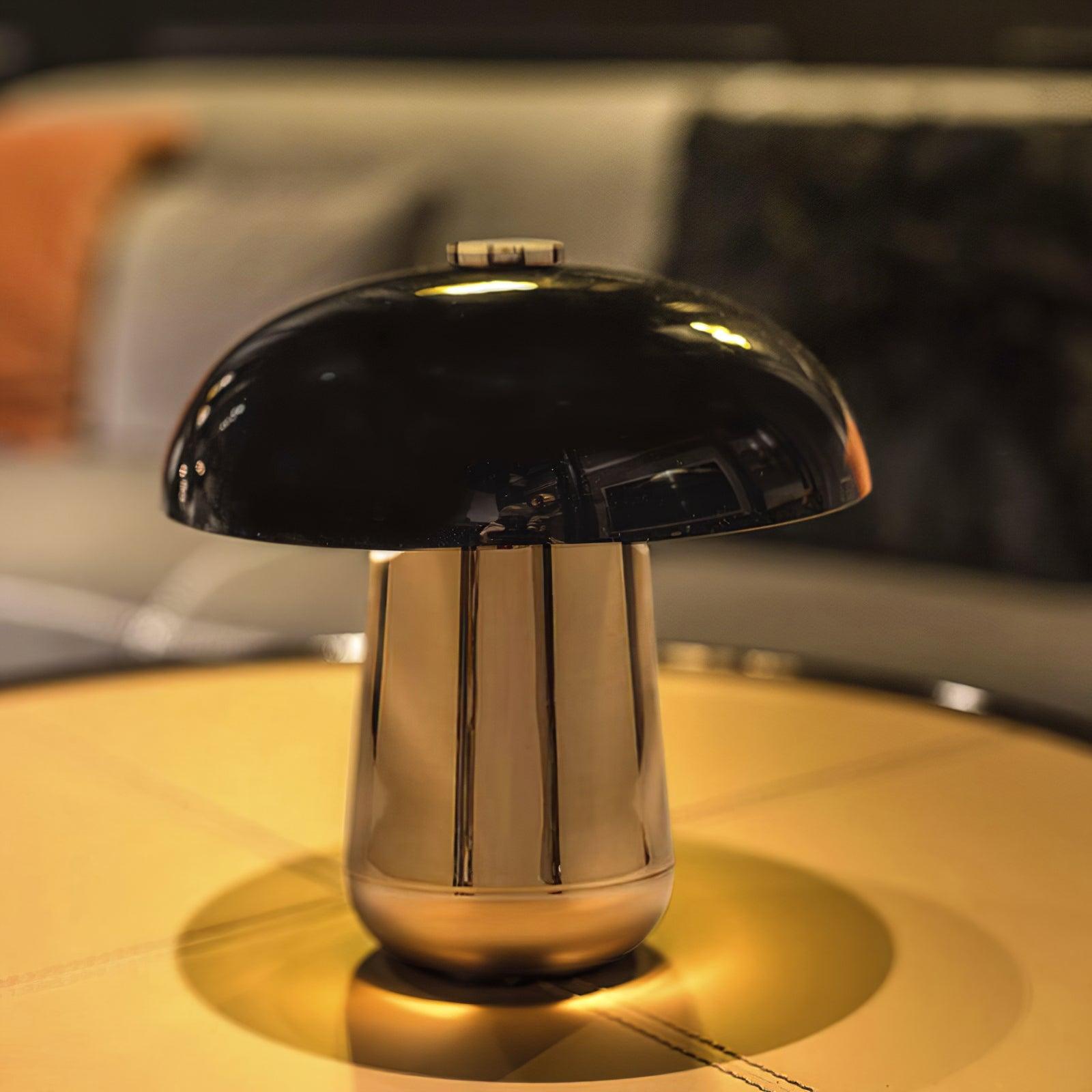 ogno-mushroom-table-lamp-anzaz-Gold & Black-3