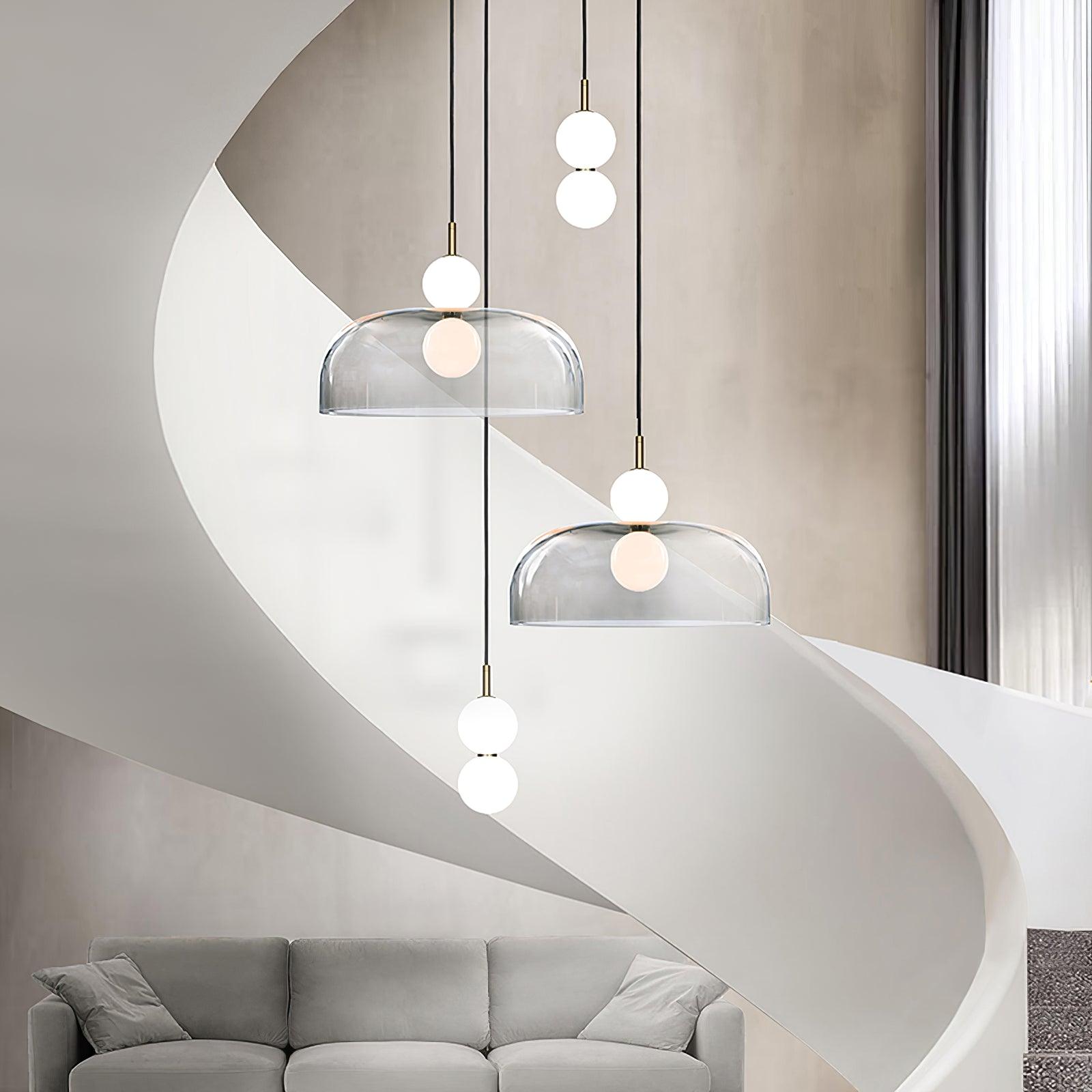 ohm-pendant-light-anzaz-White & Transparent-2