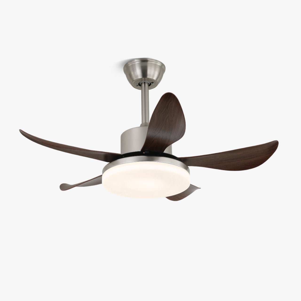 oliver-ceiling-fan-light-anzaz-Walnut Wood Grain & Nickel-1