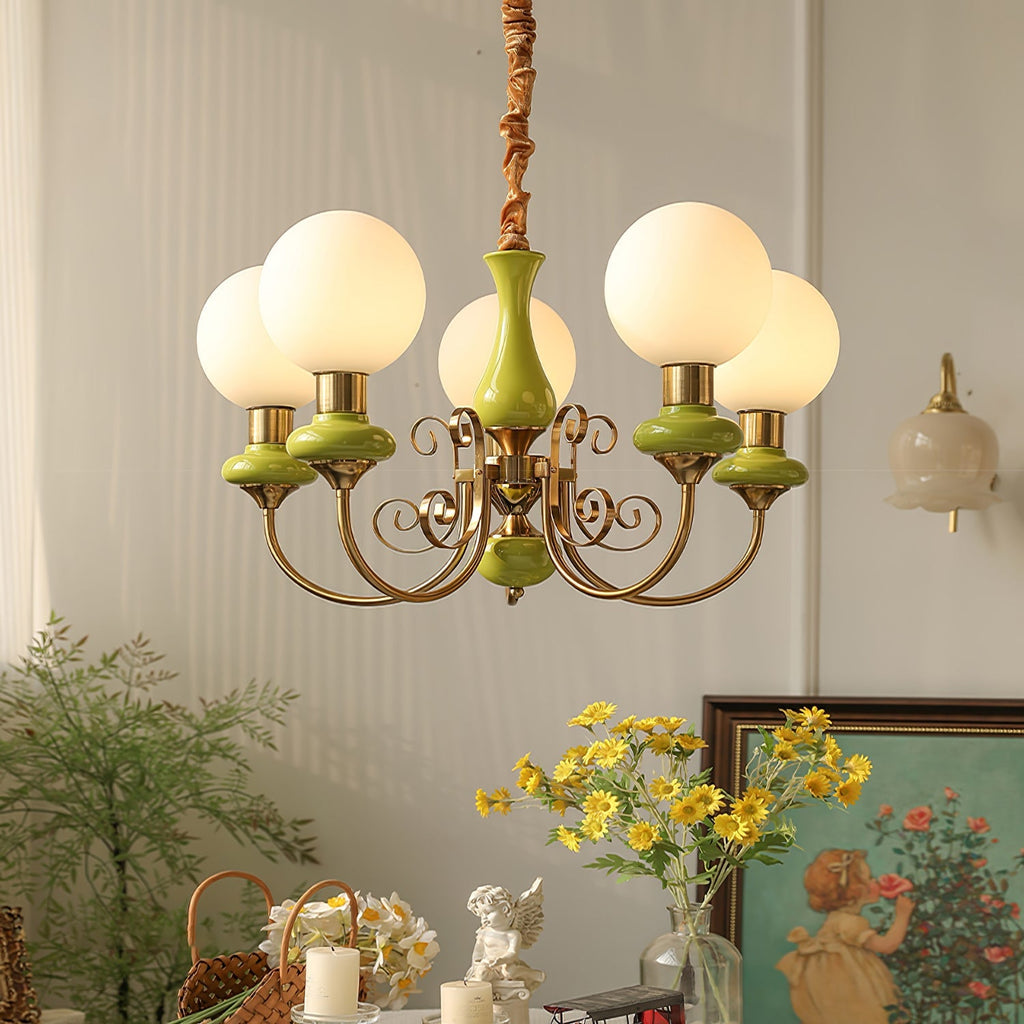 onyx-chandelier-anzaz-Gold & Green-2