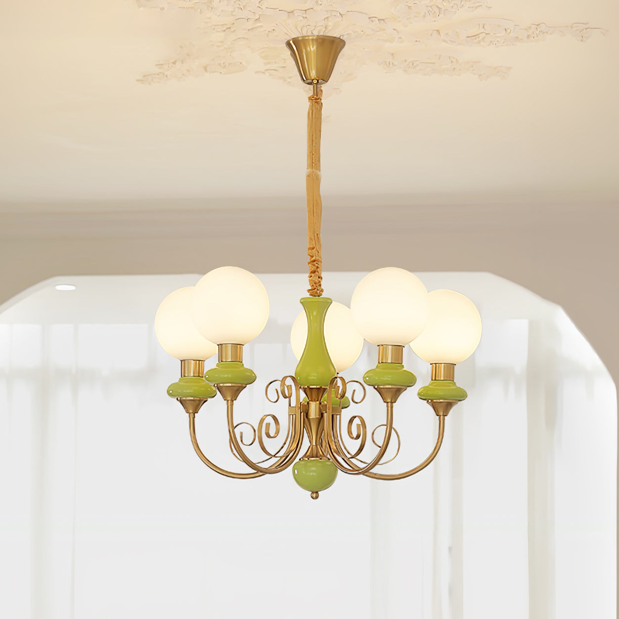 onyx-chandelier-anzaz-Gold & Green-10
