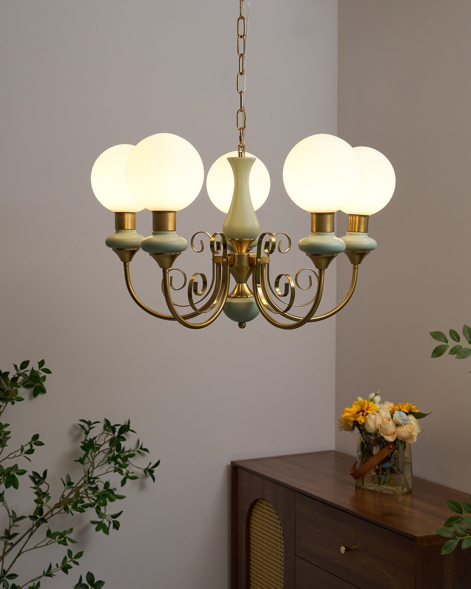 onyx-chandelier-anzaz-Gold & Mahogany-7