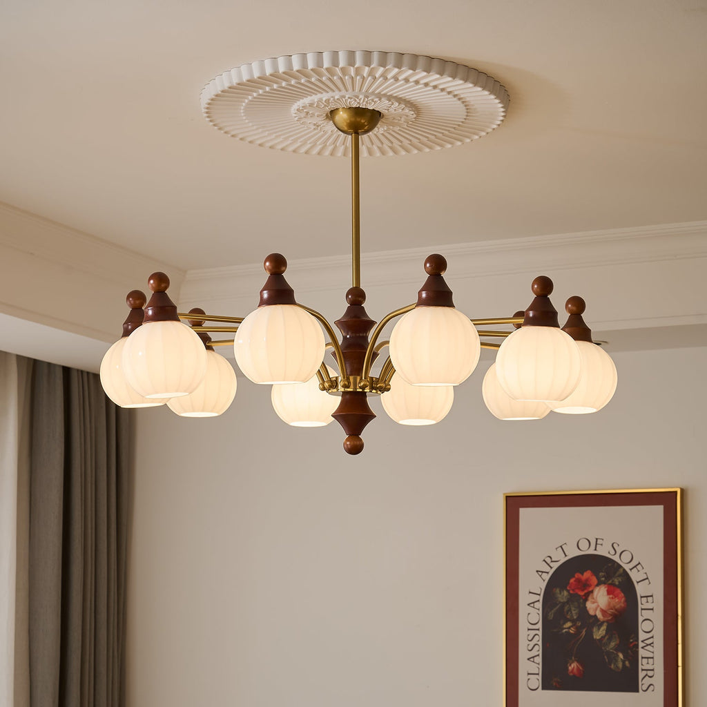 ophelia-blossom-chandelier-anzaz-Walnut color & Gold-2