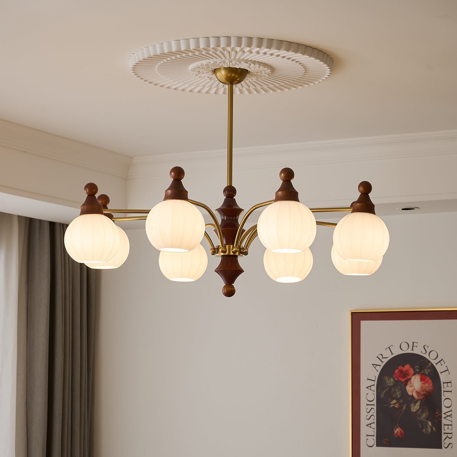 ophelia-blossom-chandelier-anzaz-Walnut color & Gold-3