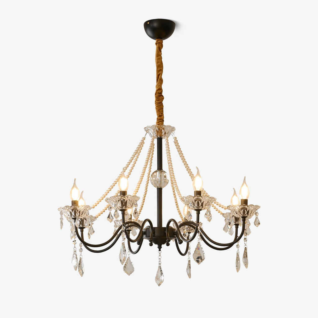 opulence-crystal-chandelier-anzaz-Black & Clear-1