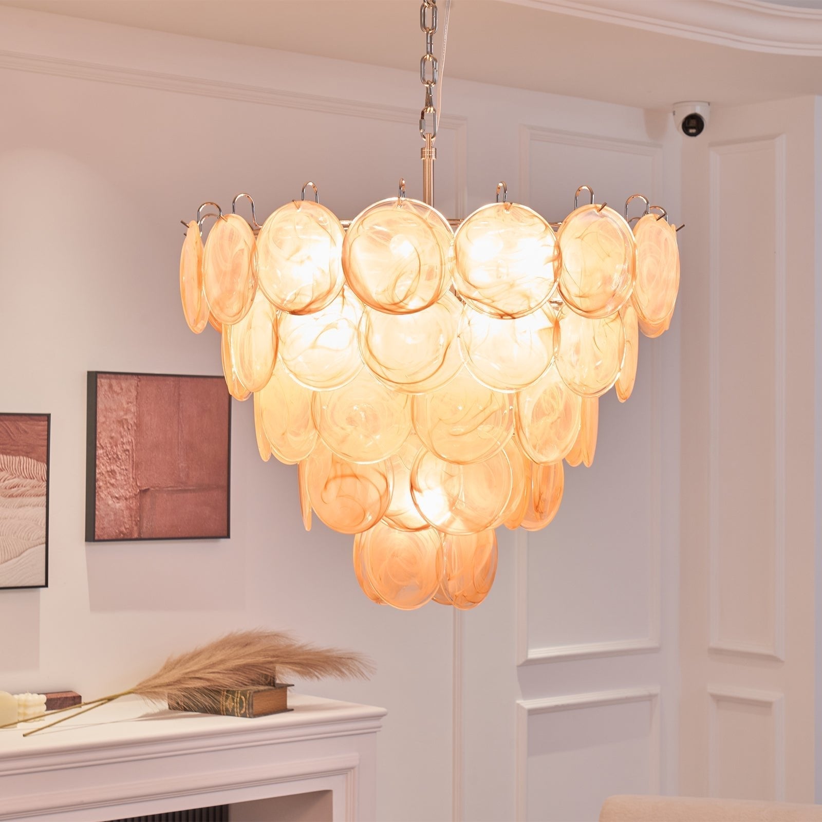 orange-murano-disc-chandelier-anzaz--20