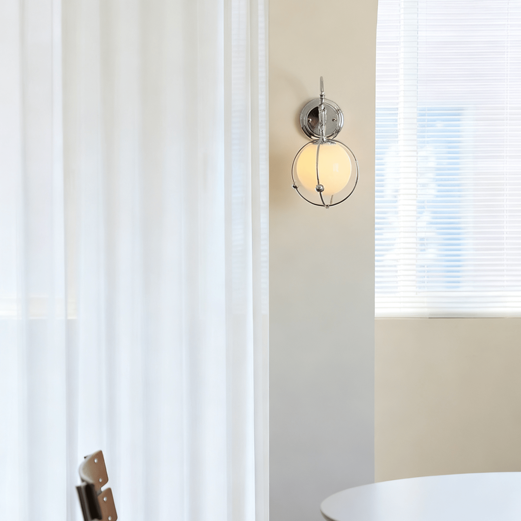 orb-cage-semi-wall-lamp-anzaz-Chrome & White-6