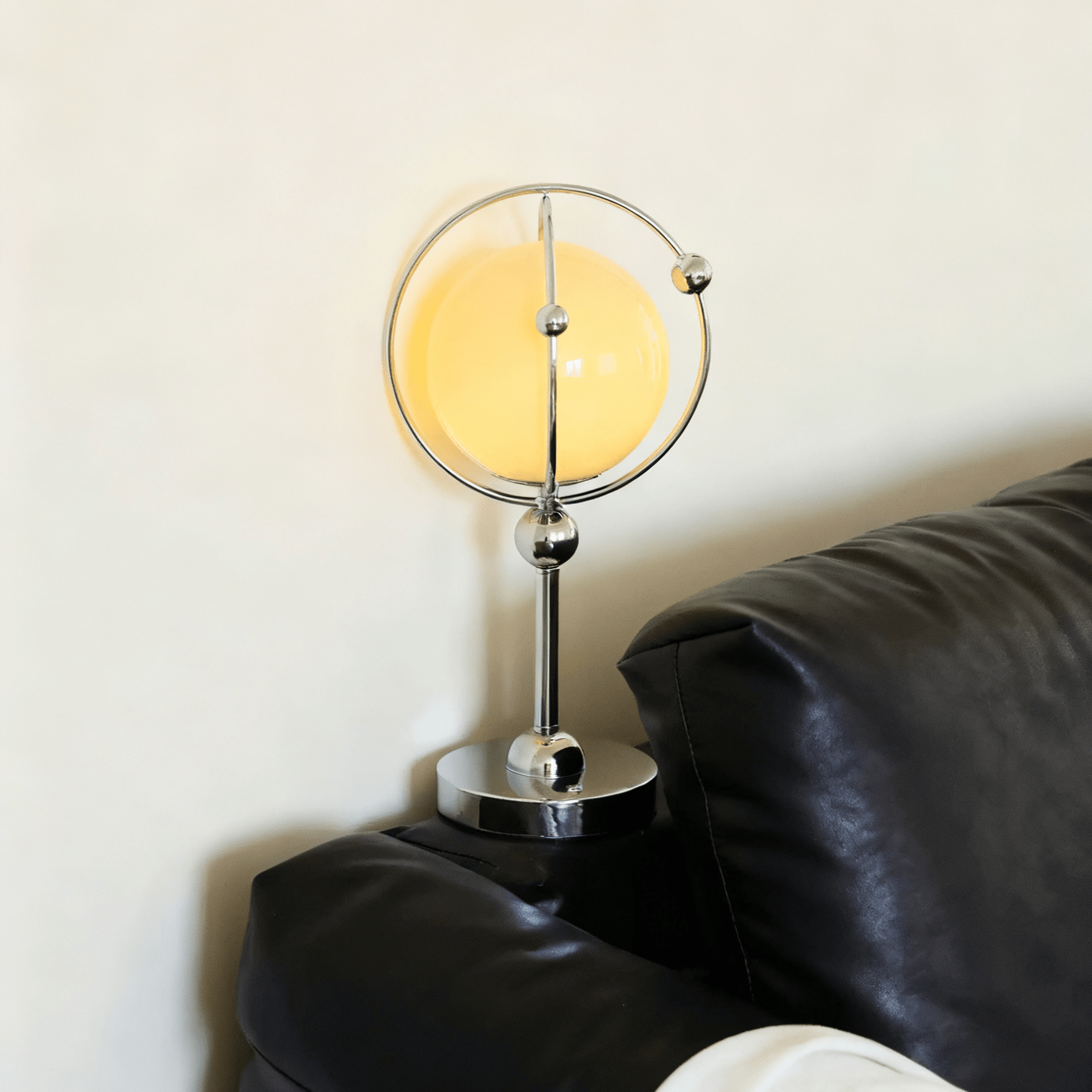 orb-cage-table-lamp-anzaz-Chrome & Beige-2