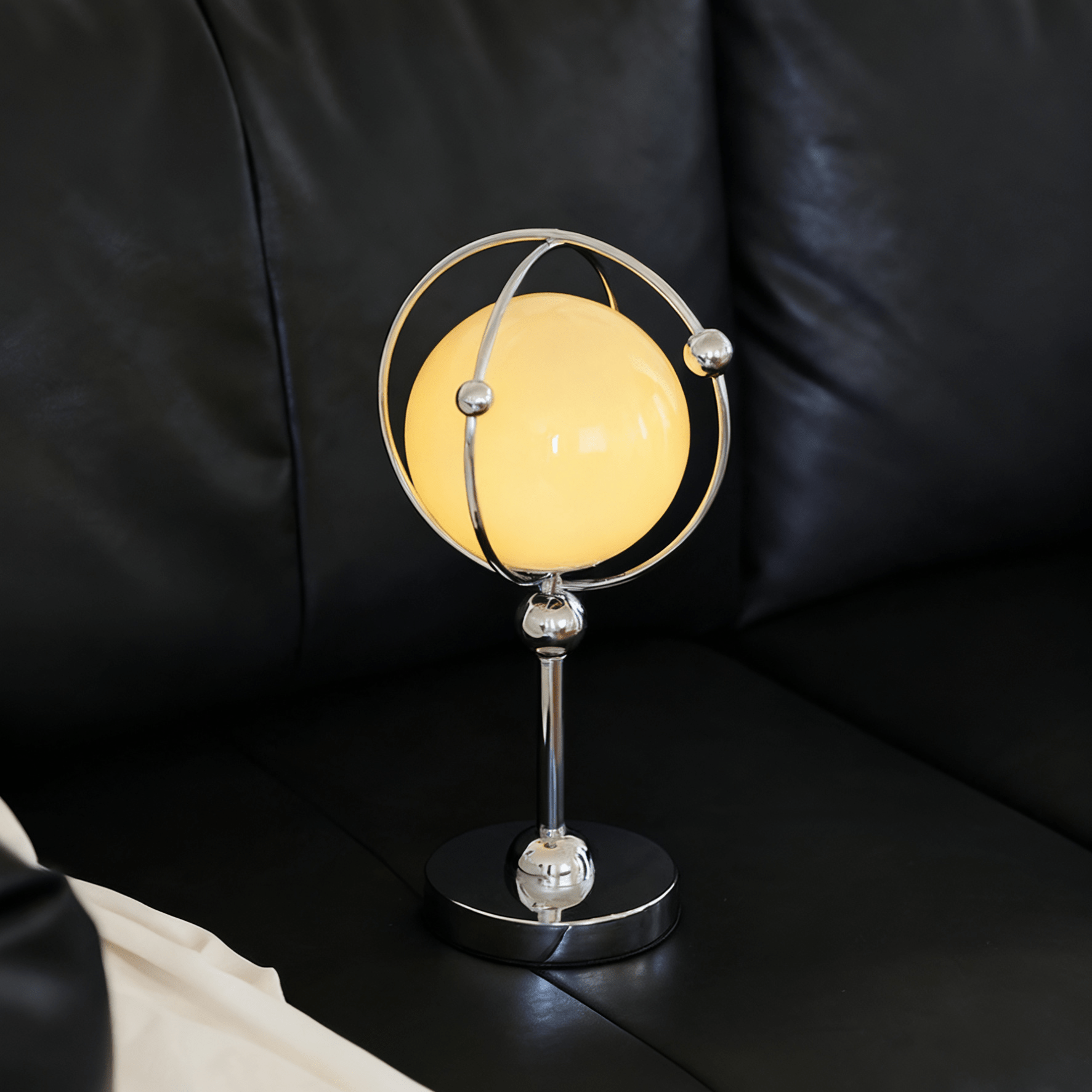 orb-cage-table-lamp-anzaz-Chrome & Beige-4