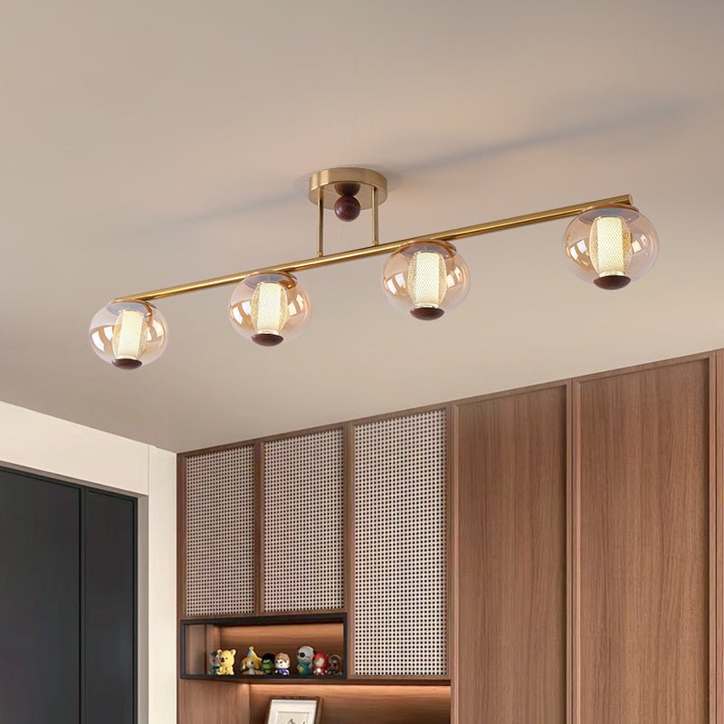 orbis-quartet-ceiling-lamp-anzaz-Walnut Wood & Gold-5