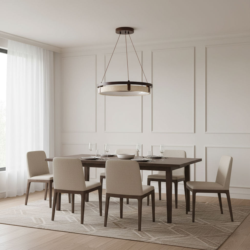 orbit-travertine-pendant-light-anzaz-Yellow Travertine & Walnut Wood-4