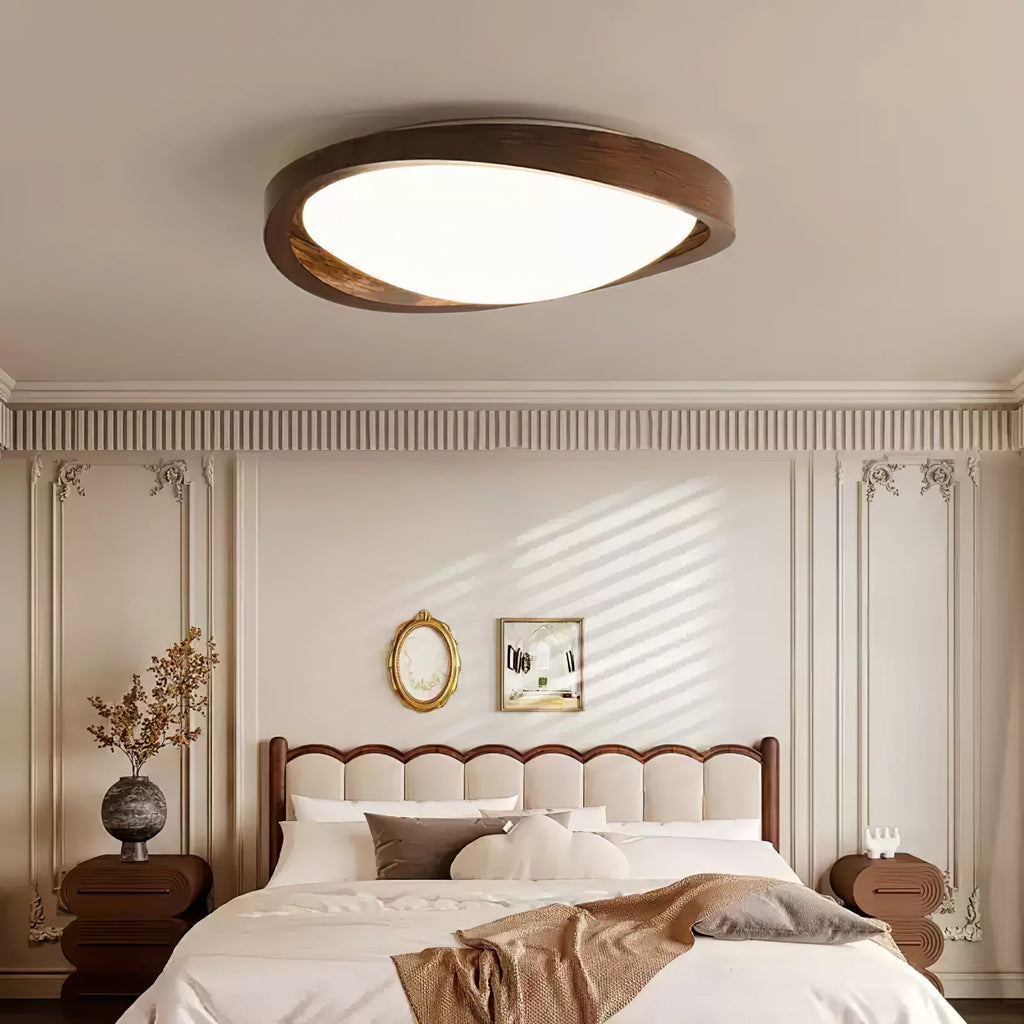 walnut-curved-edge-ceiling-light-anzaz-Model A: Walnut Wood Grain Hydrographics-2