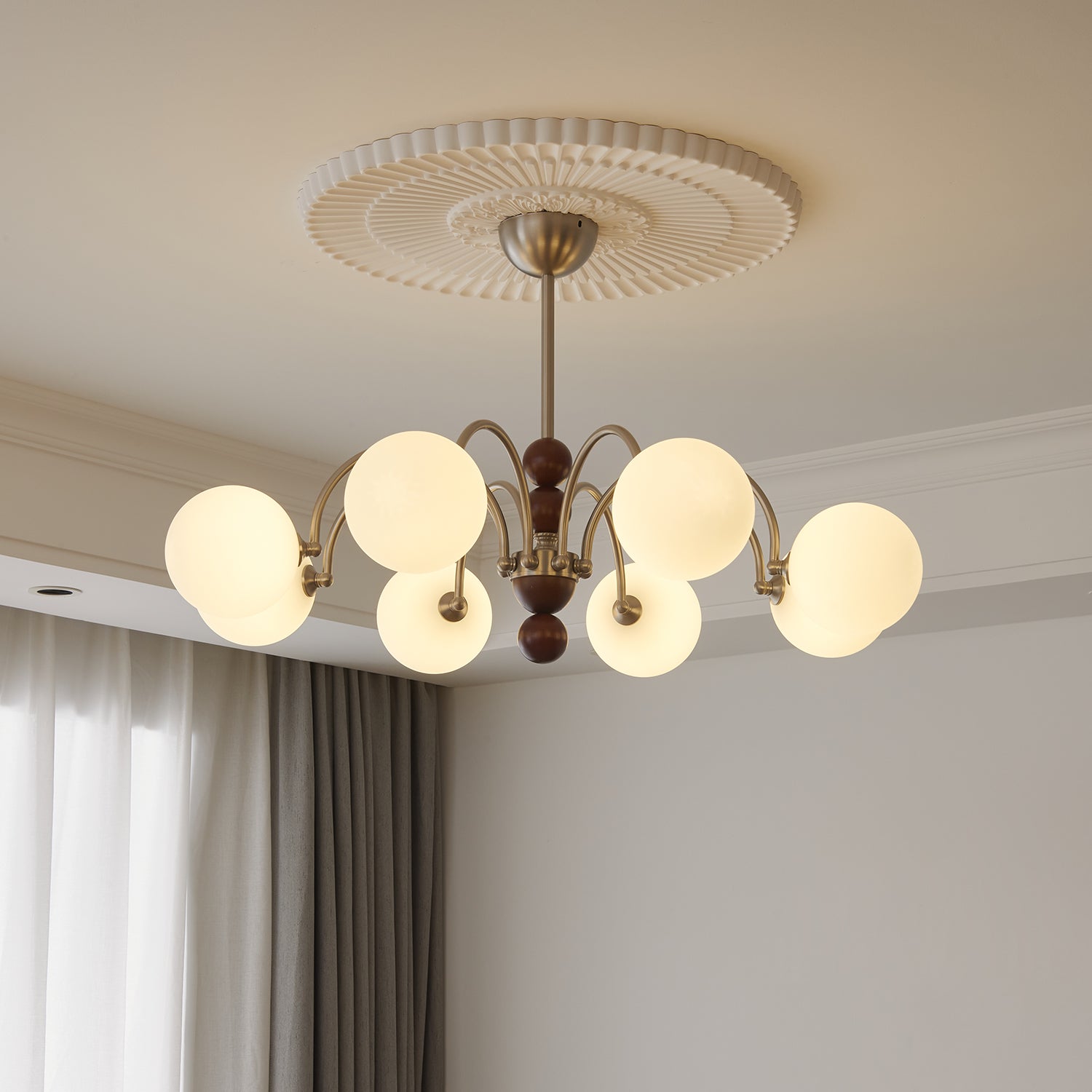 orbital-curve-chandelier-anzaz-Walnut color & Nickel-2
