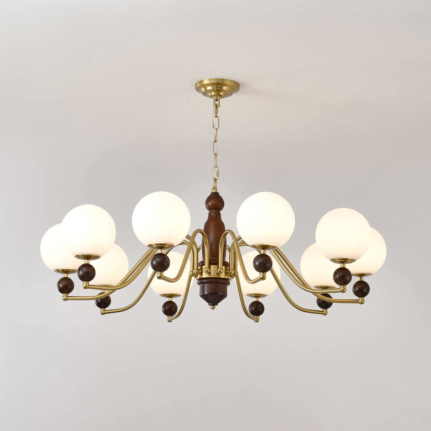 ornate-heritage-chandelier-anzaz-Walnut Color & Gold-3