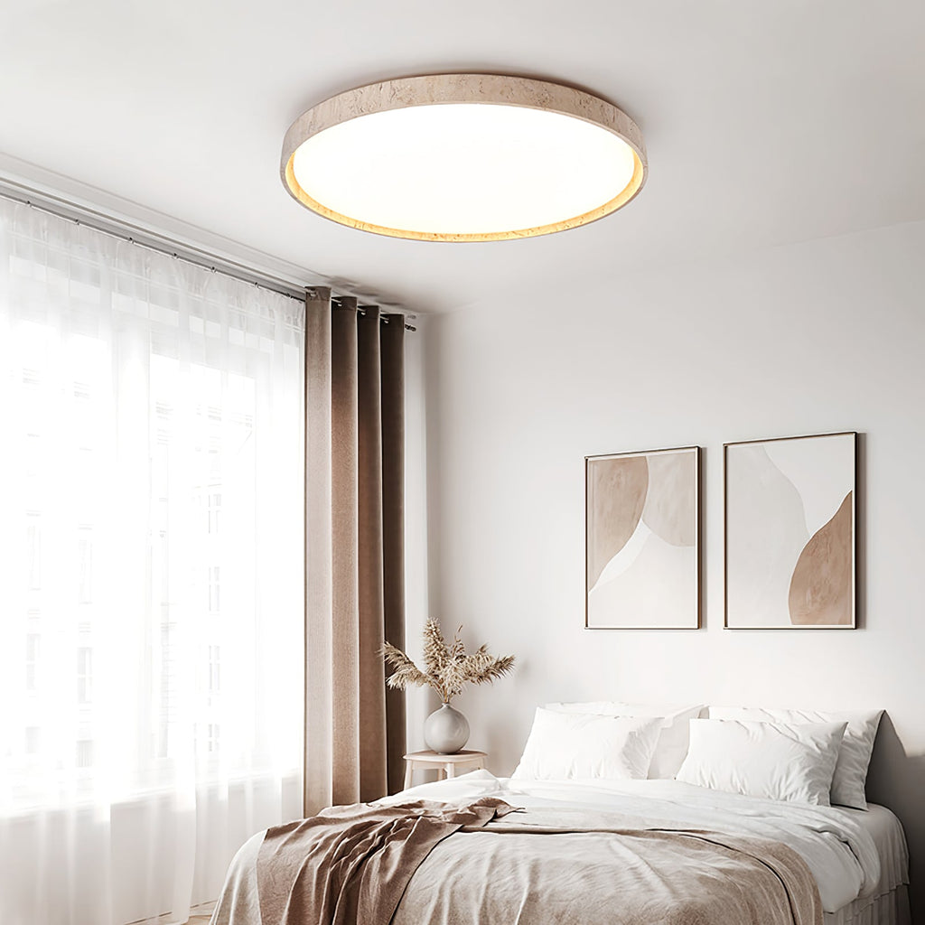 oro-circle-ceiling-light-anzaz-Wood Color & Yellow Travertine-7