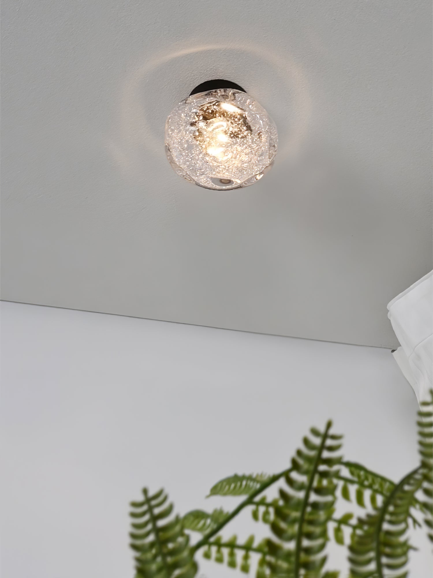 orrin-molten-glass-wall-light-anzaz-Clear & Brushed bronze-4