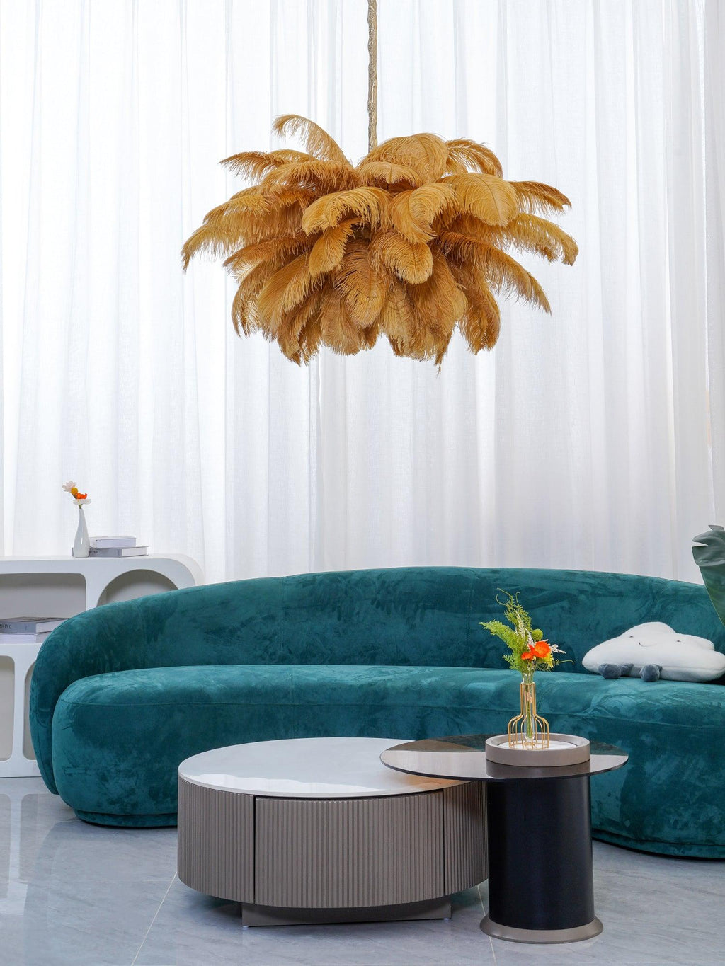 ostrich-feather-pendant-lamp-anzaz-Polished brass-28