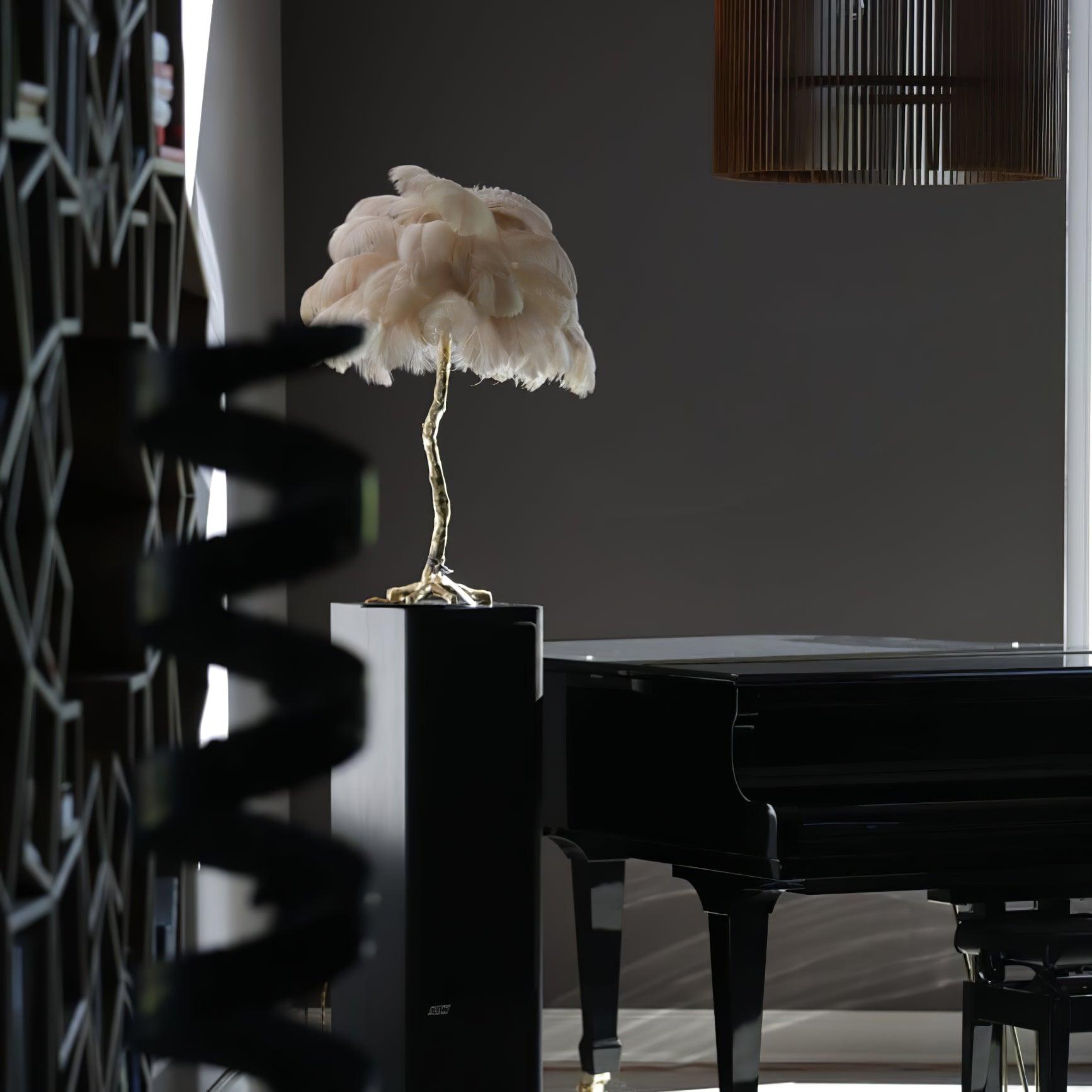 ostrich-feather-table-lamp-anzaz-Mandarin orange-69