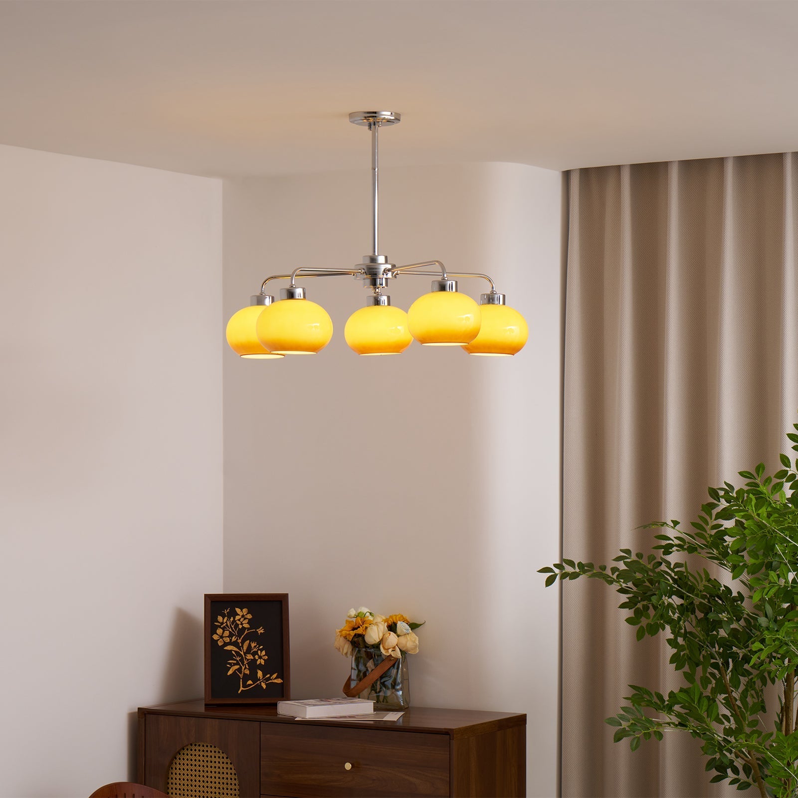 oval-persimmon-chandelier-anzaz-Chrome+White-4