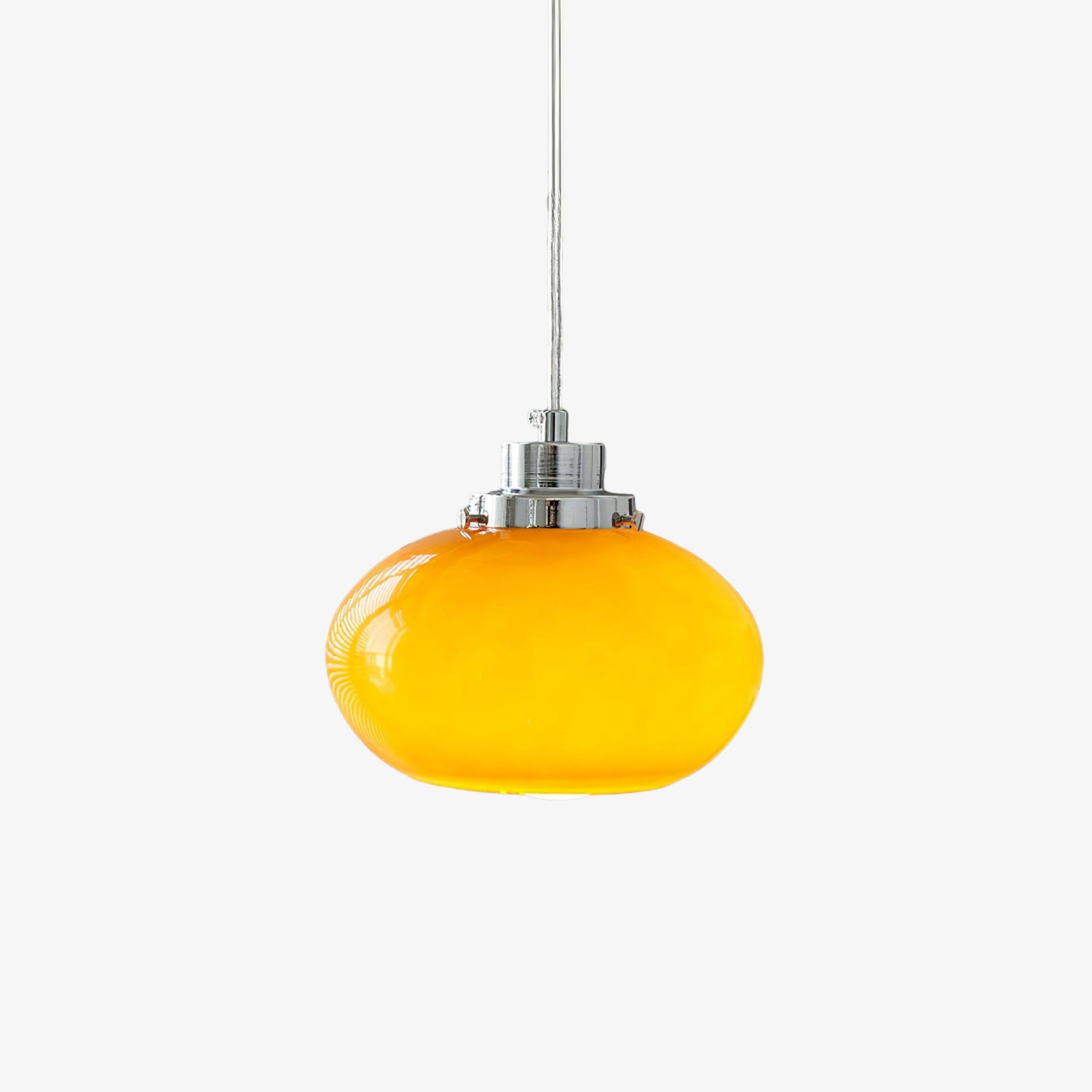 oval-persimmon-pendant-light-anzaz-Chrome+Dark orange-1