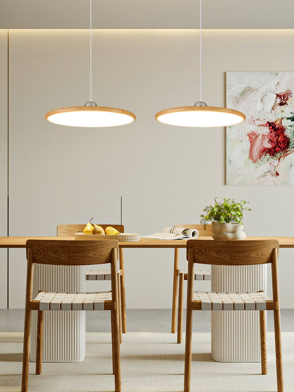 ovalo-grain-pendant-light-anzaz-Wood Color Grain & White-4