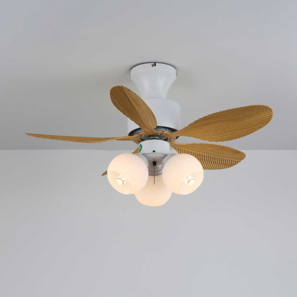 palm-bliss-ceiling-fan-light-anzaz-Walnut Color & White-2