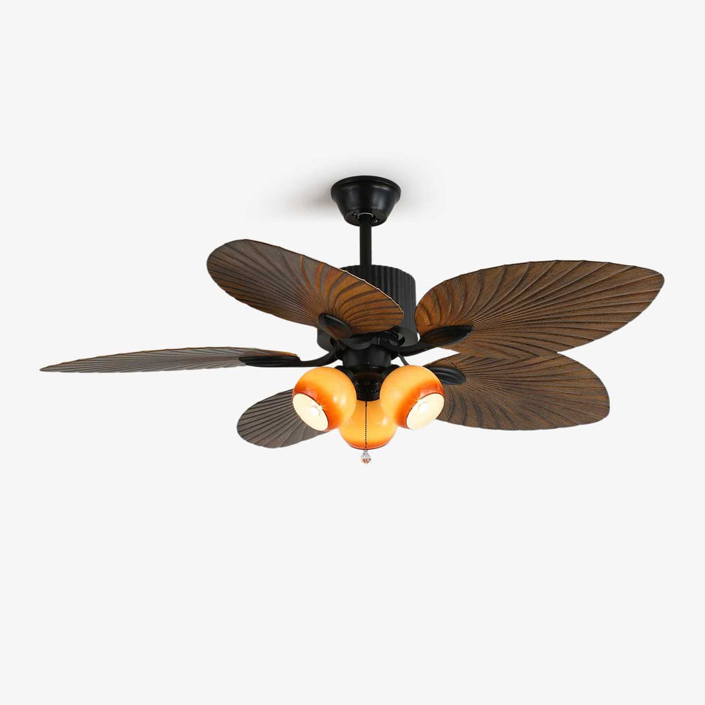palm-whisper-tropical-ceiling-fan-light-anzaz-Walnut Grain Color & Black-1