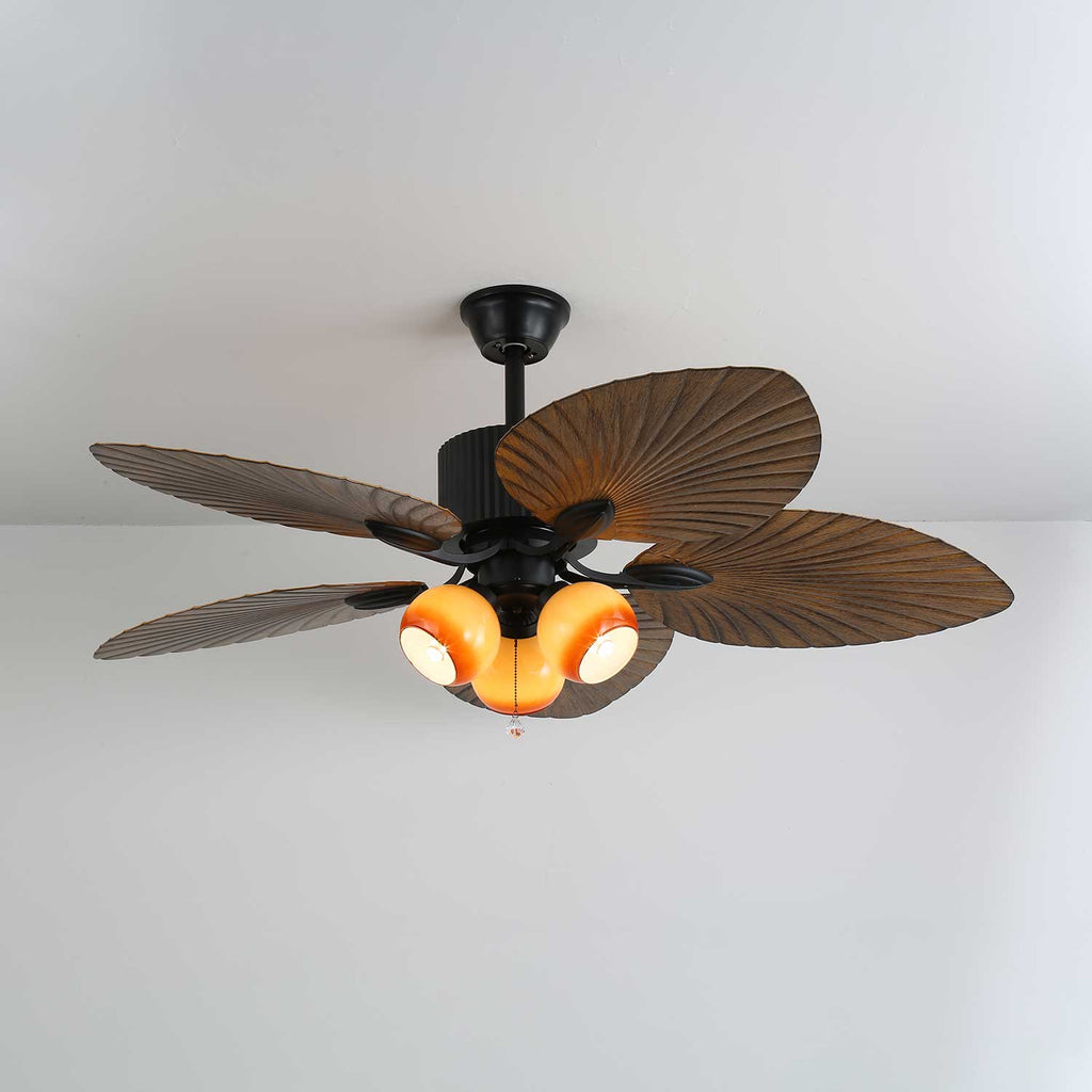 palm-whisper-tropical-ceiling-fan-light-anzaz-Walnut Grain Color & Black-3