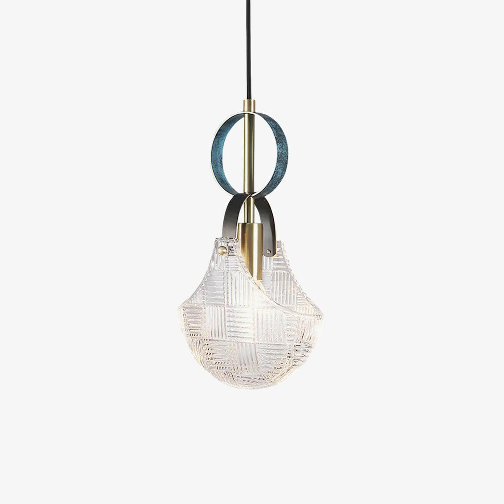 parson-pendant-light-anzaz-Brass & Transparent-1