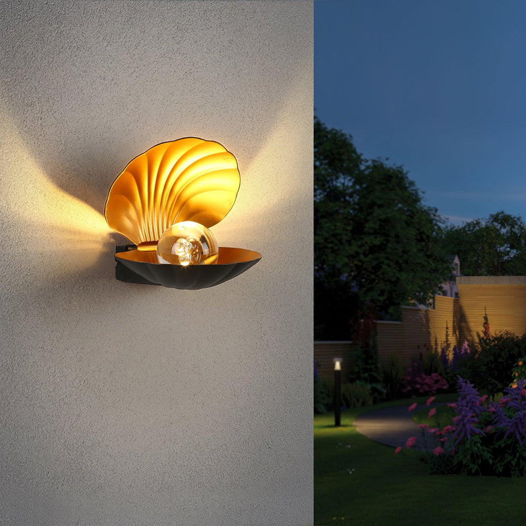 pearl-clam-wall-light-anzaz-White-3