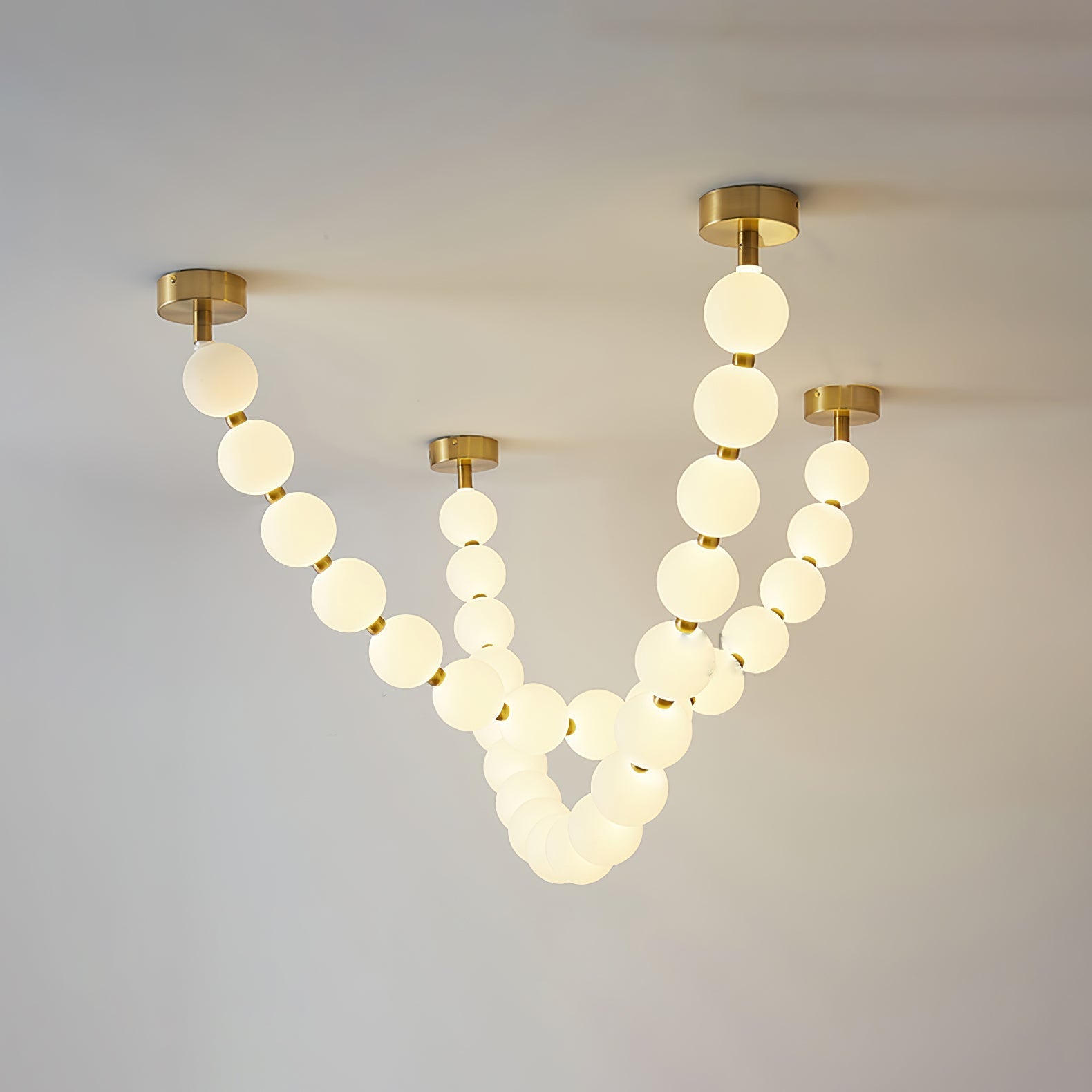 pearl-necklace-balls-chandelier-anzaz-Gold & White-19