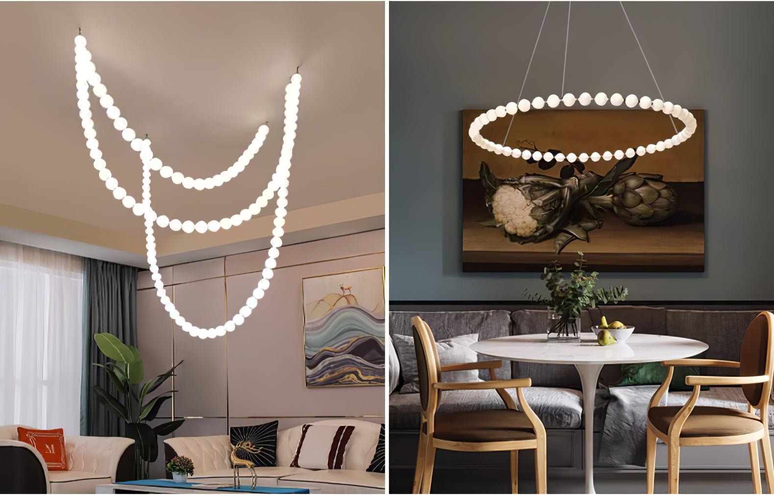 pearl-necklace-balls-chandelier-anzaz-Gold & White-22