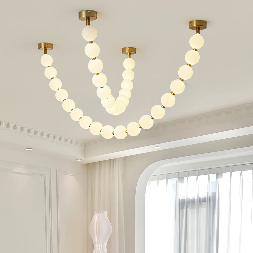 pearl-necklace-balls-chandelier-anzaz-Gold & White-3