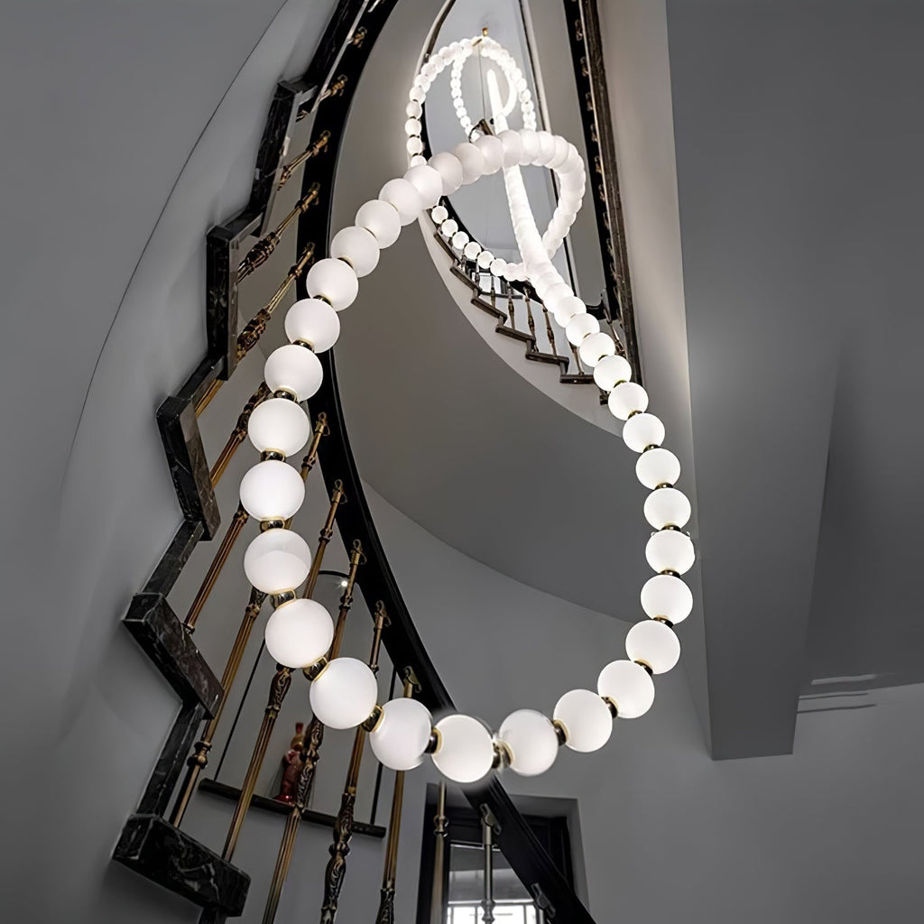 pearl-necklace-balls-chandelier-anzaz-Gold & White-24