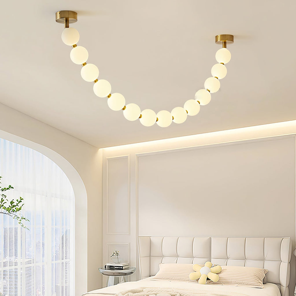 pearl-glass-necklace-balls-chandelier-anzaz-Gold & White-15