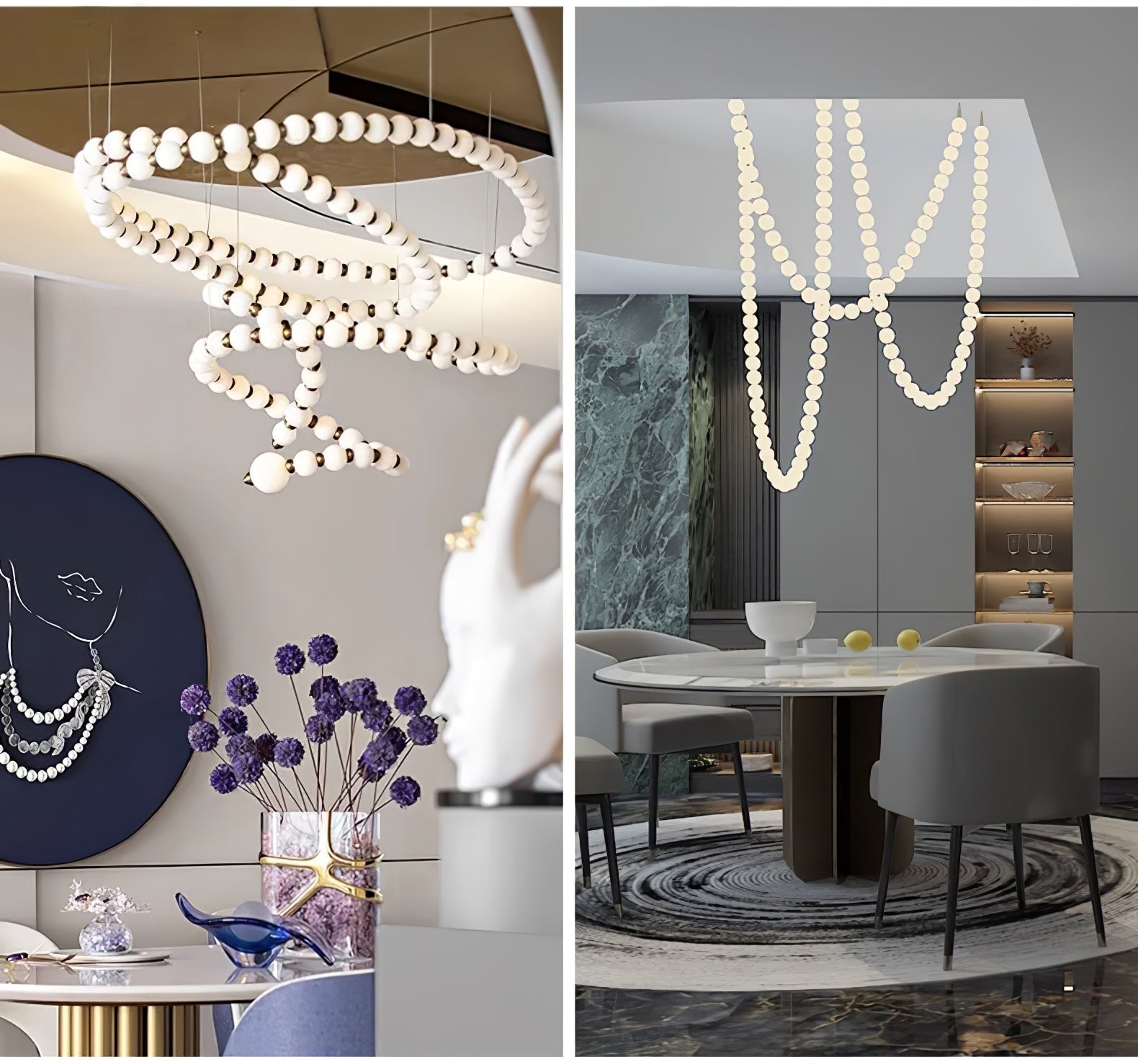 pearl-necklace-balls-chandelier-anzaz-Gold & White-17