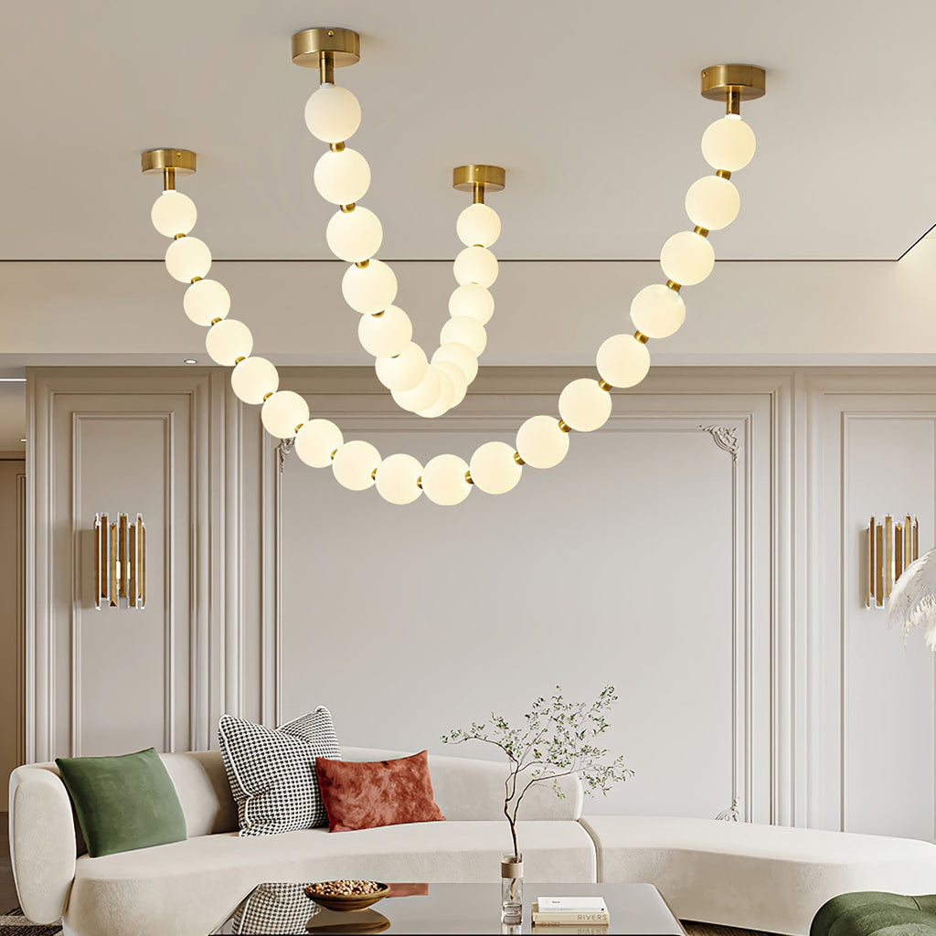 pearl-necklace-balls-chandelier-anzaz-Gold & White-4