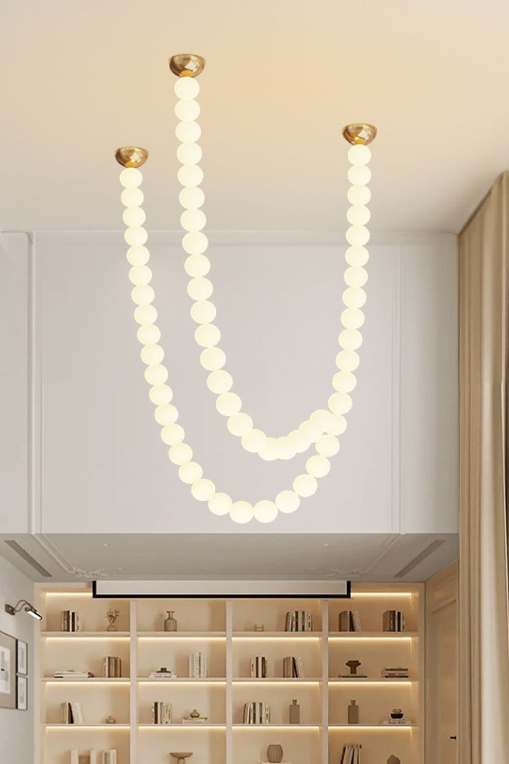 pearl-necklace-balls-chandelier-anzaz-Gold & White-11