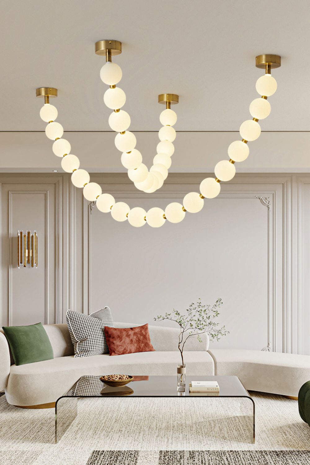 pearl-necklace-balls-chandelier-anzaz-Gold & White-13