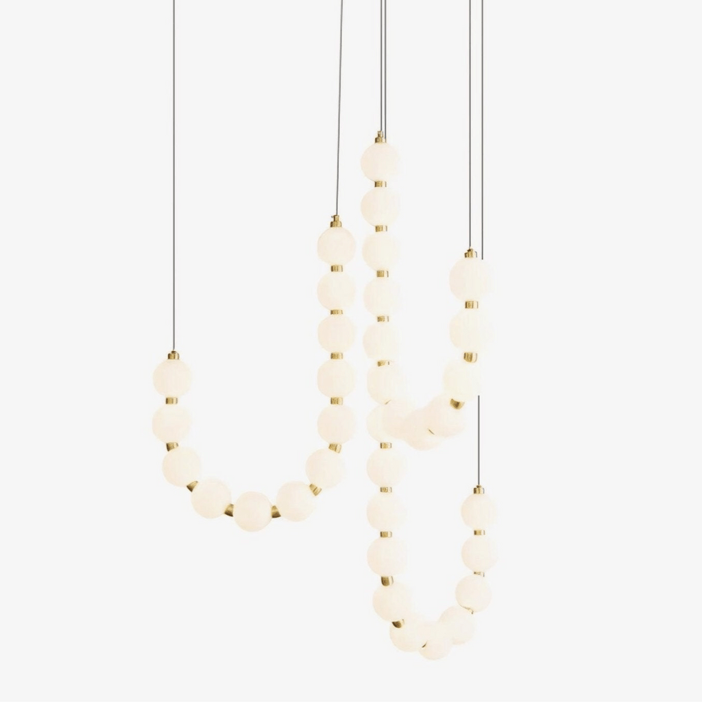 glass-pearl-necklace-chandelier-anzaz-Brass & White Glass balls-1