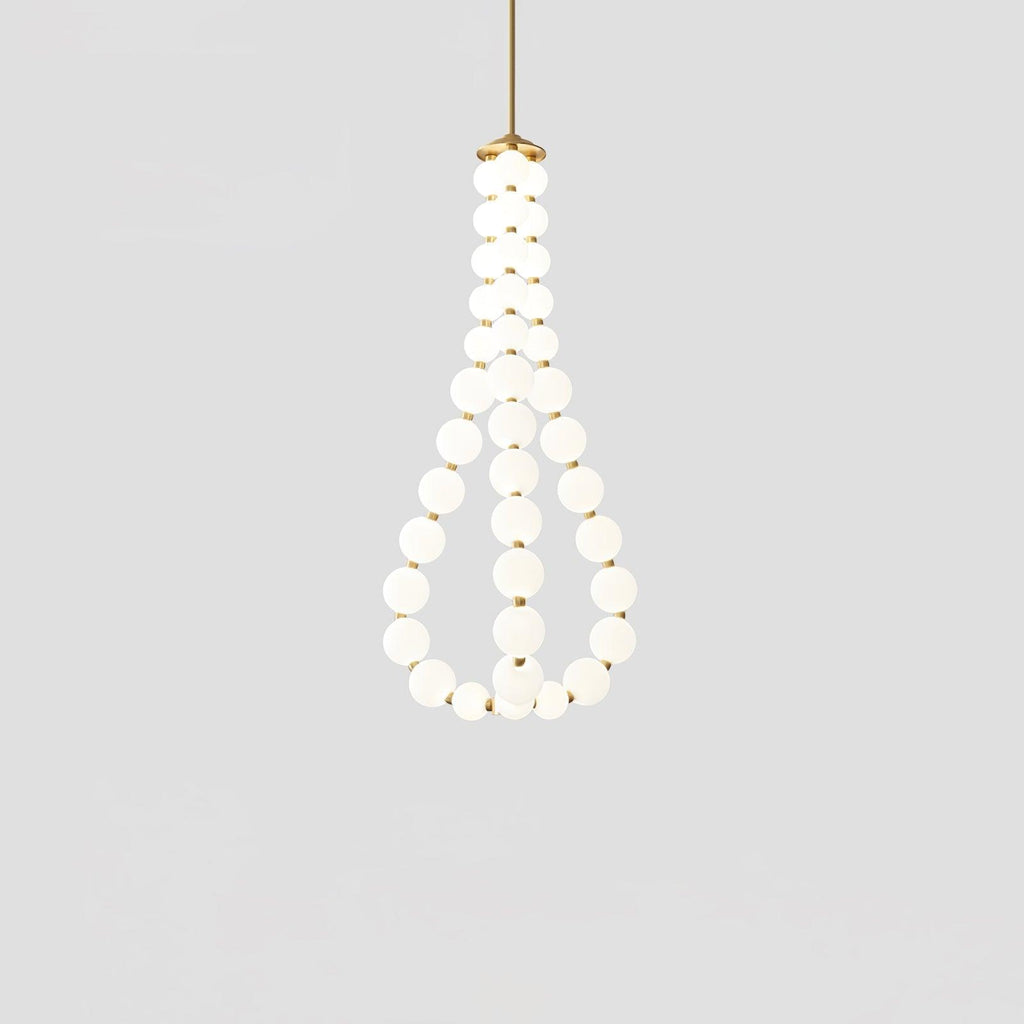 glass-pearl-necklace-chandelier-anzaz-Brass & White Glass balls-14