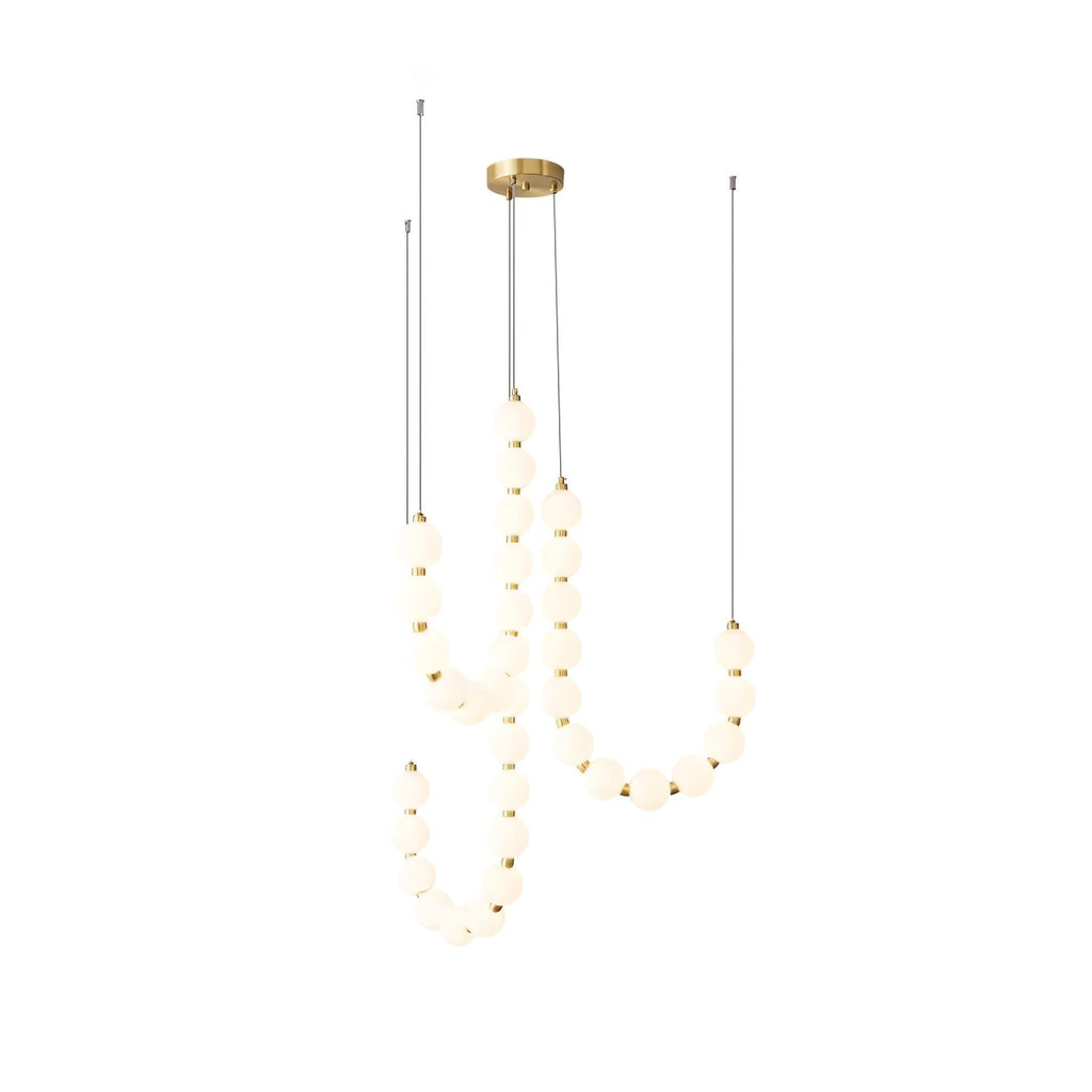 pearl-necklace-chandelier-anzaz-Chrome & White Acrylic balls-24