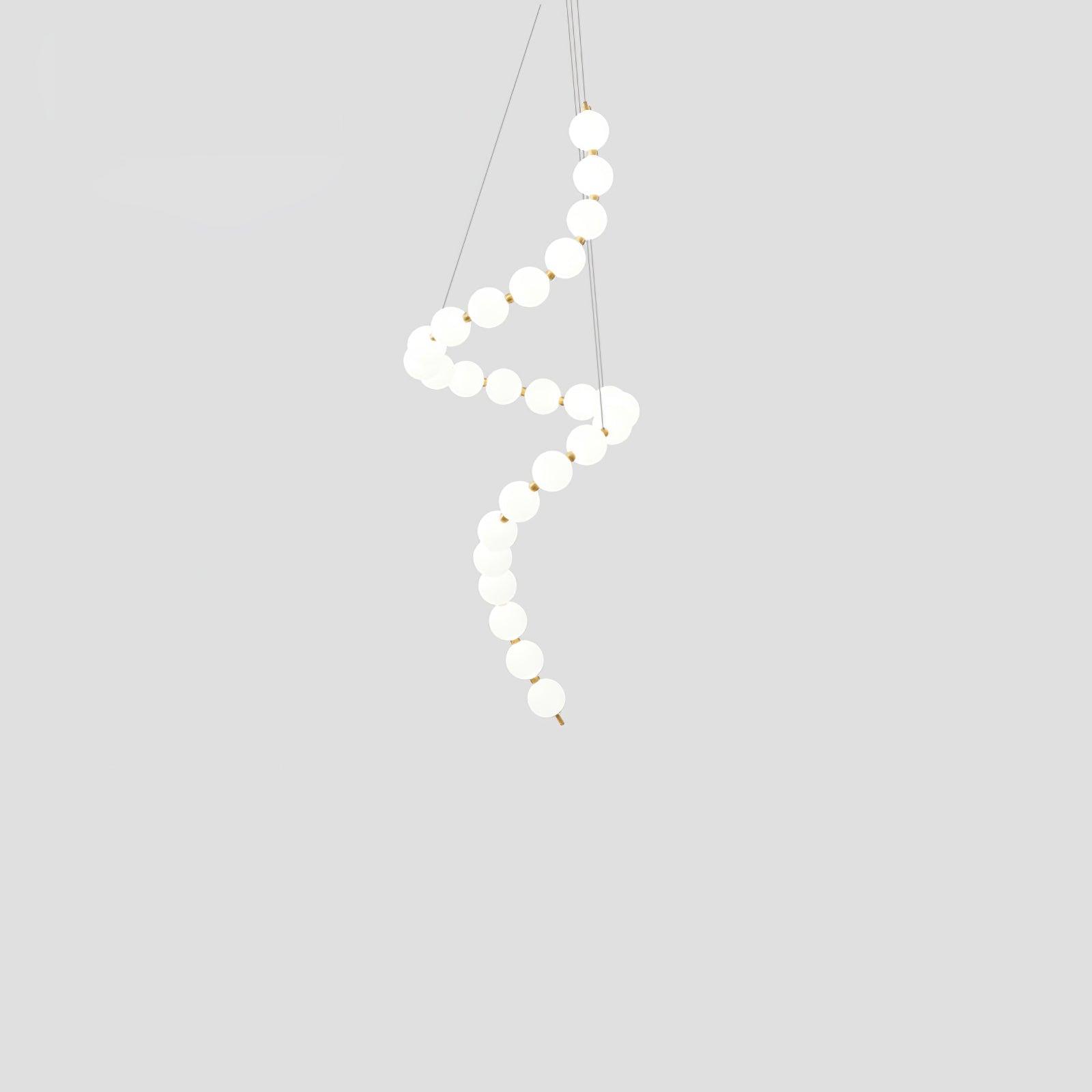pearl-necklace-chandelier-anzaz-Brass & White Acrylic balls-50