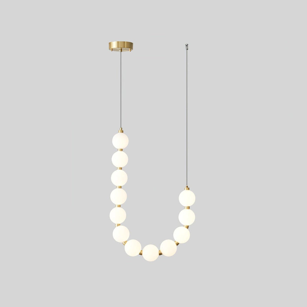 pearl-necklace-chandelier-anzaz-Chrome & White Acrylic balls-44
