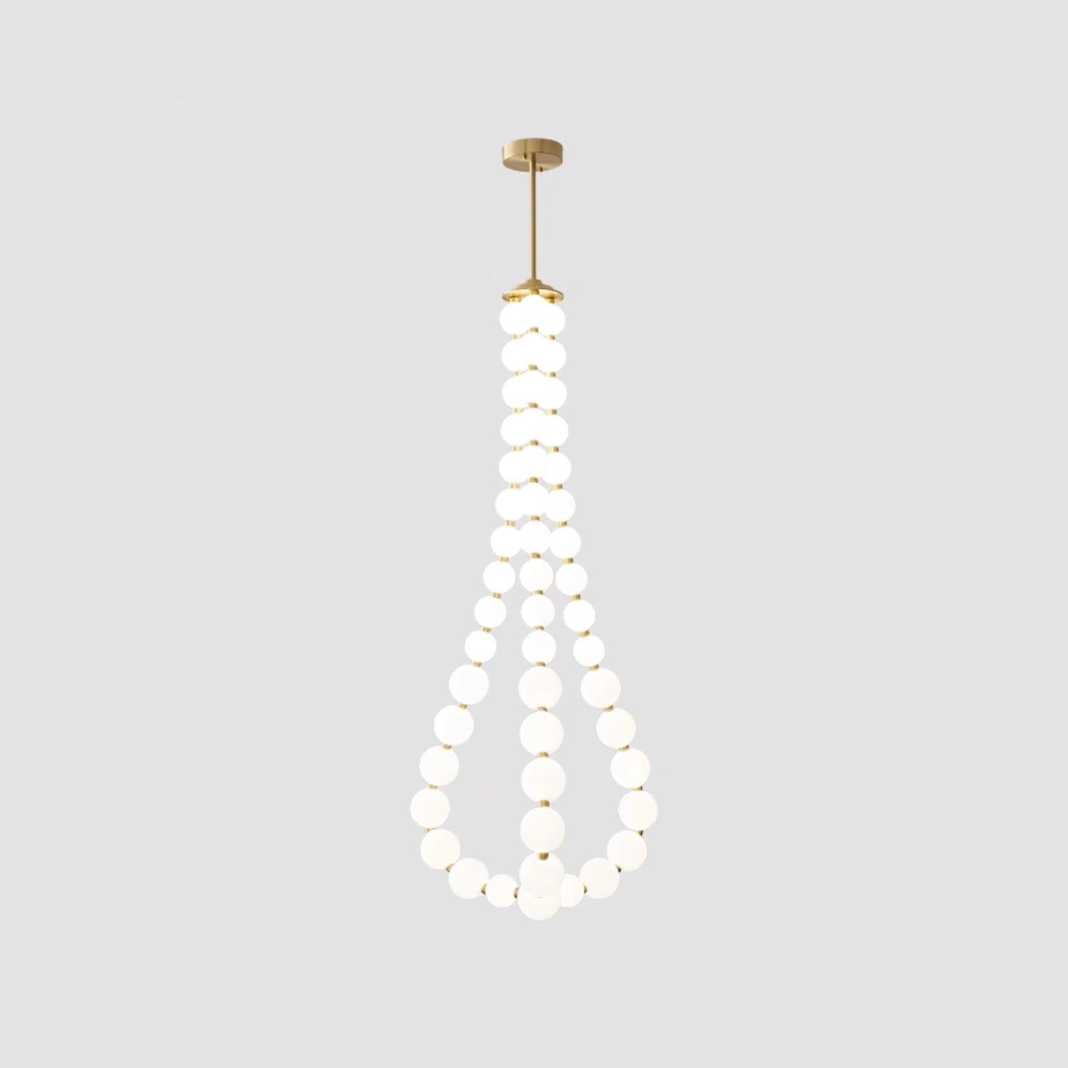 pearl-necklace-chandelier-anzaz-Brass & White Acrylic balls-42
