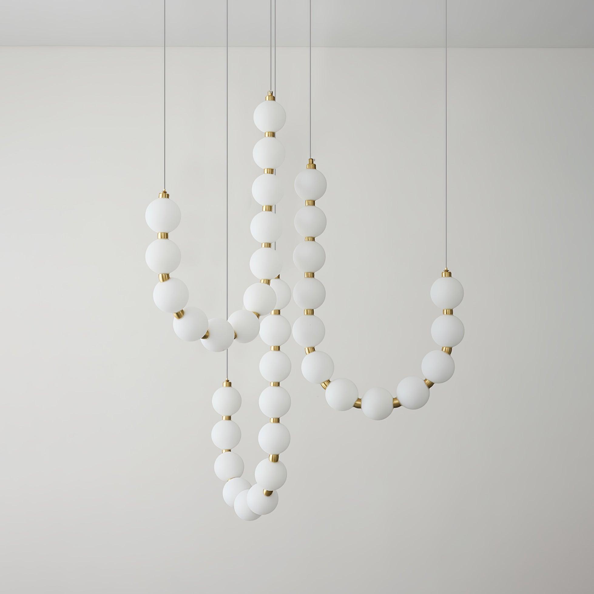 pearl-necklace-chandelier-anzaz-Chrome & White Acrylic balls-36
